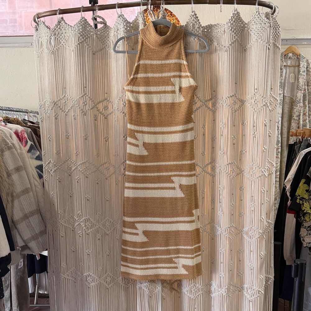 Ralph Lauren Halterneck knitted dress